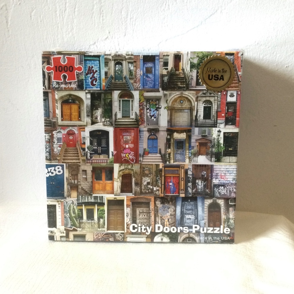 NWOT Re-marks City Doors 1000 Piece Jigsaw Puzzle